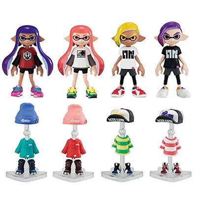 Splatoon 2 - Inkling - Bandai Shokugan - Candy Toy - Kisekae Gear Collection 2 - Girl, Bright Blue (Bandai)ㅤ – Bandai As Manufacturer – ActionFigure Brasil