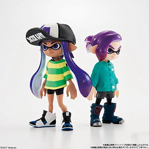 Splatoon 2 - Inkling - Bandai Shokugan - Candy Toy - Kisekae Gear Collection 2 - Girl, Bright Blue (Bandai)ㅤ – Bandai As Manufacturer – ActionFigure Brasil