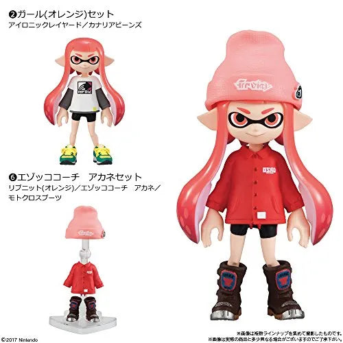 Splatoon 2 - Inkling - Bandai Shokugan - Candy Toy - Kisekae Gear Collection 2 - Girl, Bright Blue (Bandai)ㅤ – Bandai As Manufacturer – ActionFigure Brasil