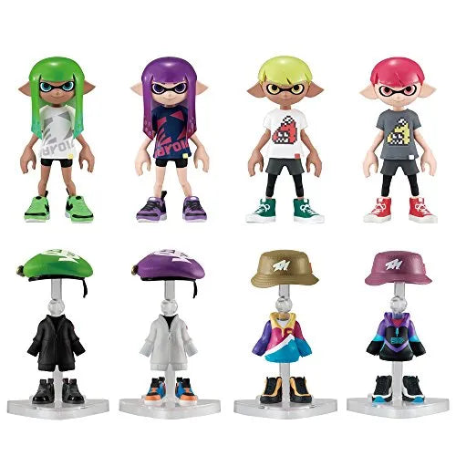 Splatoon 2 - Kisekae Gear Collection Part.3 8Pack BOXㅤ – Bandai – ActionFigure Brasil