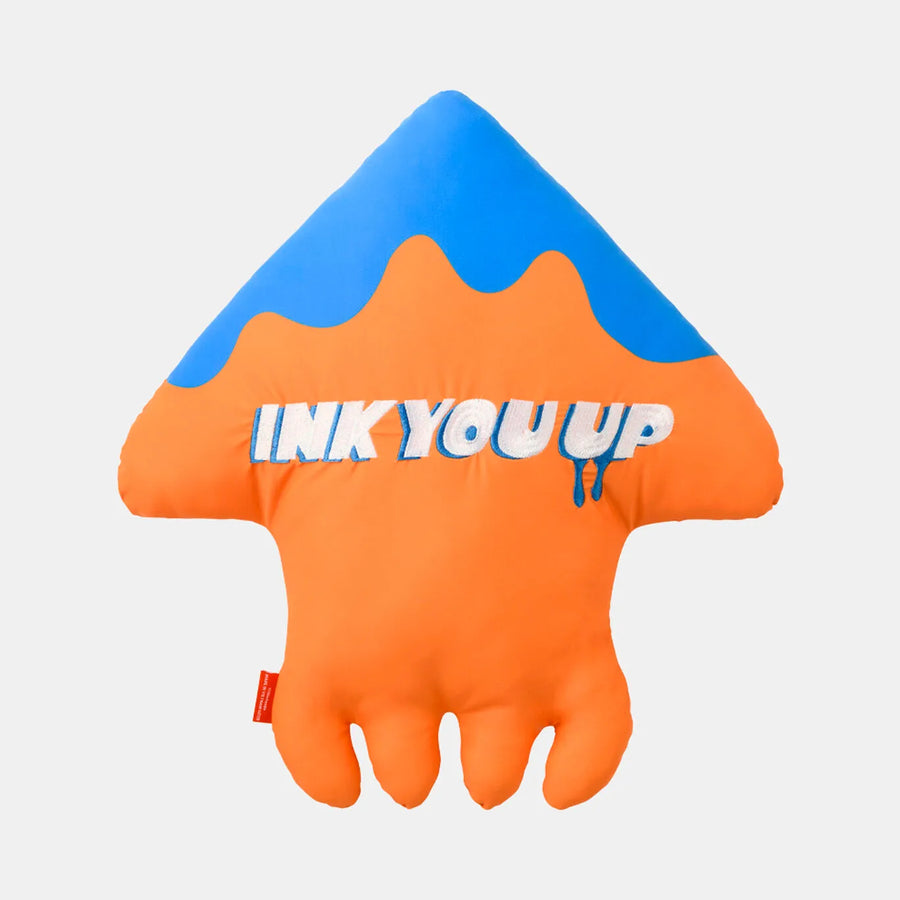 Splatoon - INK YOU UP Squid Cushion - Orange Ver. - Nintendo Tokyo Exclusive (Nintendo Store)ㅤ – Nintendo Store – ActionFigure Brasil