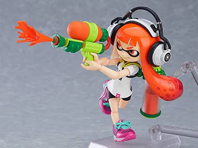 Splatoon - Inkling - Figma #400 - Splatoon Girl (Max Factory)ㅤ – Max Factory – ActionFigureBrasil — ângulo diferente
