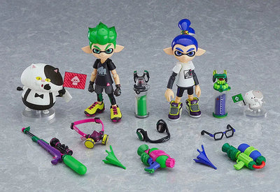 Splatoon - Splatoon 2 - Figma #462-DX - Splatoon Boy - DX Edition - 2025 Re-release (Good Smile Company, Max Factory)ㅤ – Good Smile Company – ActionFigureBrasil — com base expositora