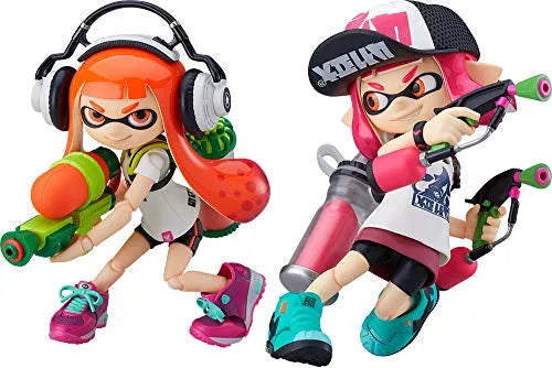 Splatoon - Splatoon 2 - Inkling - Figma #400-DX - Splatoon Girl - DX Edition (Max Factory)ㅤ – Max Factory – ActionFigureBrasil