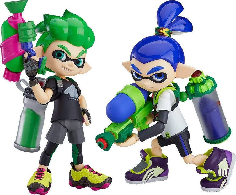 Splatoon - Splatoon 2 - Inkling - Judge-kun - Kojudge-kun - Figma #462-DX - Splatoon Boy - DX Edition (Good Smile Company, Max Factory)ㅤ – Good Smile Company – ActionFigure Brasil