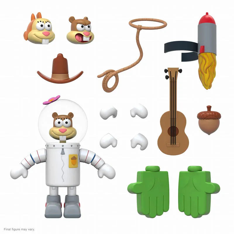 SpongeBob Squarepants / Sandy Cheeks Ultimate Action Figureㅤ – Super 7 – ActionFigure Brasil