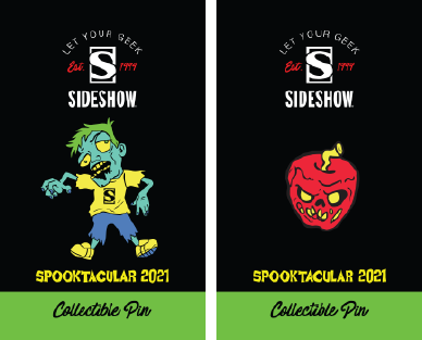 Spooktacular Pin Set – Sideshow Collectibles – ActionFigure Brasil