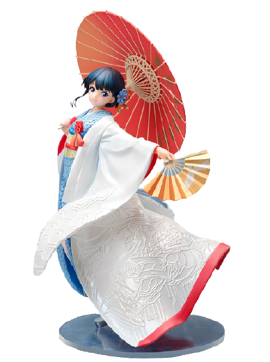 SSSS.GRIDMAN Rikka Takarada -Shiromuku- 1/7ㅤ – FuRyu – ActionFigure Brasil