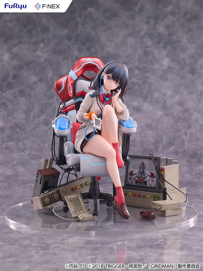 SSSS.Gridman - Takarada Rikka - F:Nex - 1/7 - Gaming Chair Ver. (FuRyu)ㅤ – FuRyu – ActionFigureBrasil — com base expositora