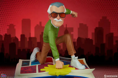 "Stan Lee" Designer Toy Unruly Industries Marvelous Stan Lee by Gabriel Soaresㅤ – Sideshow Collectibles – ActionFigure Brasil