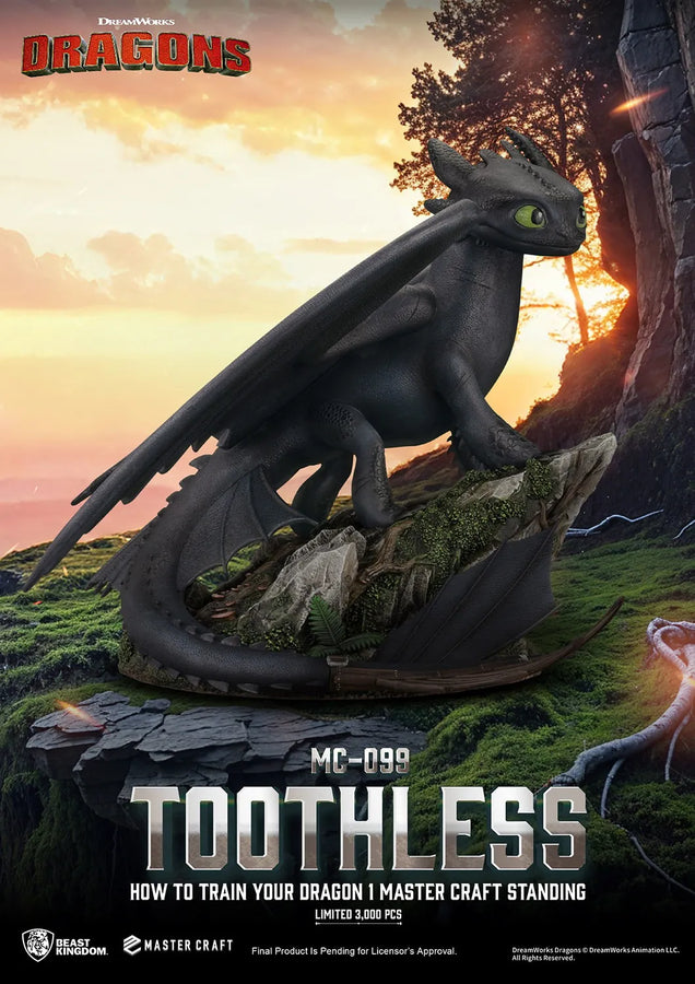 Standing Toothless - LIMITED EDITION: 3000 – Beast Kingdom – ActionFigure Brasil