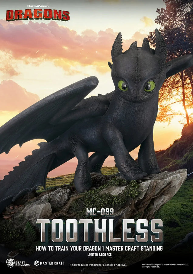 Standing Toothless - LIMITED EDITION: 3000 – Beast Kingdom – ActionFigure Brasil