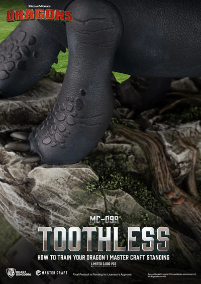 Standing Toothless - LIMITED EDITION: 3000 – Beast Kingdom – ActionFigure Brasil — embalagem