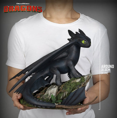 Standing Toothless - LIMITED EDITION: 3000 – Beast Kingdom – ActionFigure Brasil — ambientada