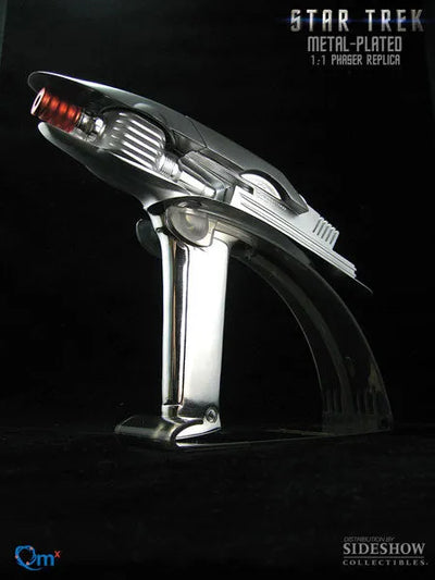Star Trek 2009 - Prop Replica: Metal-Plated Phaserㅤ – QUANTUM MECHANIX – ActionFigure Brasil — close