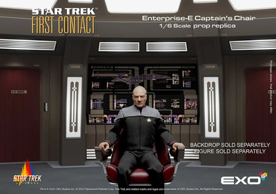 Star Trek: First Contact Enterprise-E Captain’s Chair – EXO-6 – ActionFigure Brasil