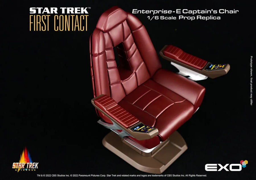Star Trek: First Contact Enterprise-E Captain’s Chair – EXO-6 – ActionFigure Brasil