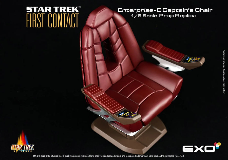 Star Trek: First Contact Enterprise-E Captain’s Chair – EXO-6 – ActionFigure Brasil