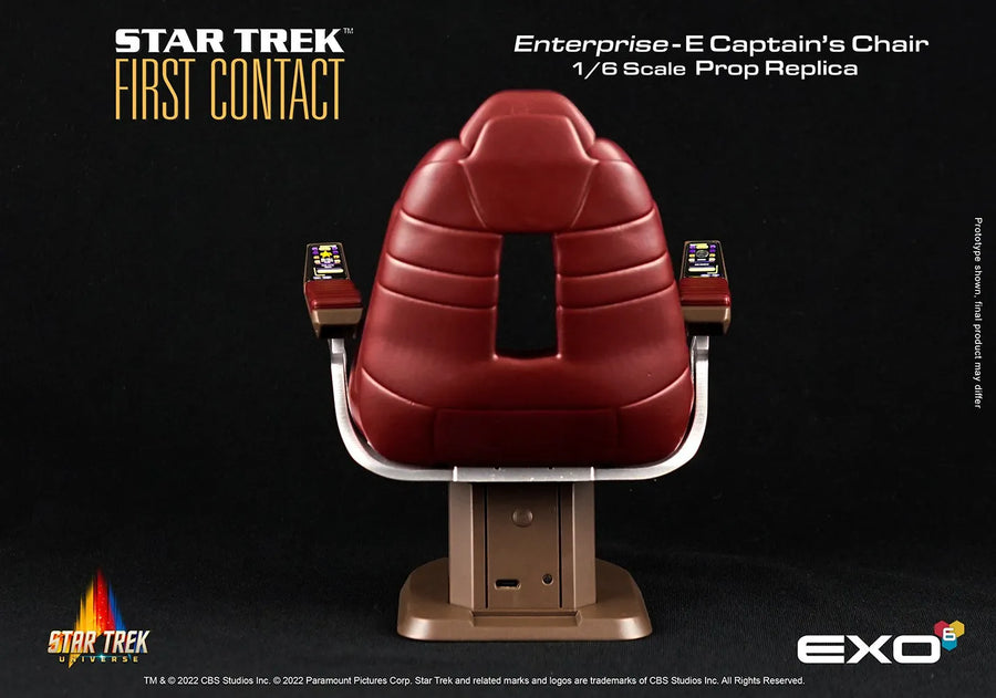 Star Trek: First Contact Enterprise-E Captain’s Chair – EXO-6 – ActionFigure Brasil