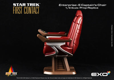 Star Trek: First Contact Enterprise-E Captain’s Chair – EXO-6 – ActionFigure Brasil — detalhe do produto