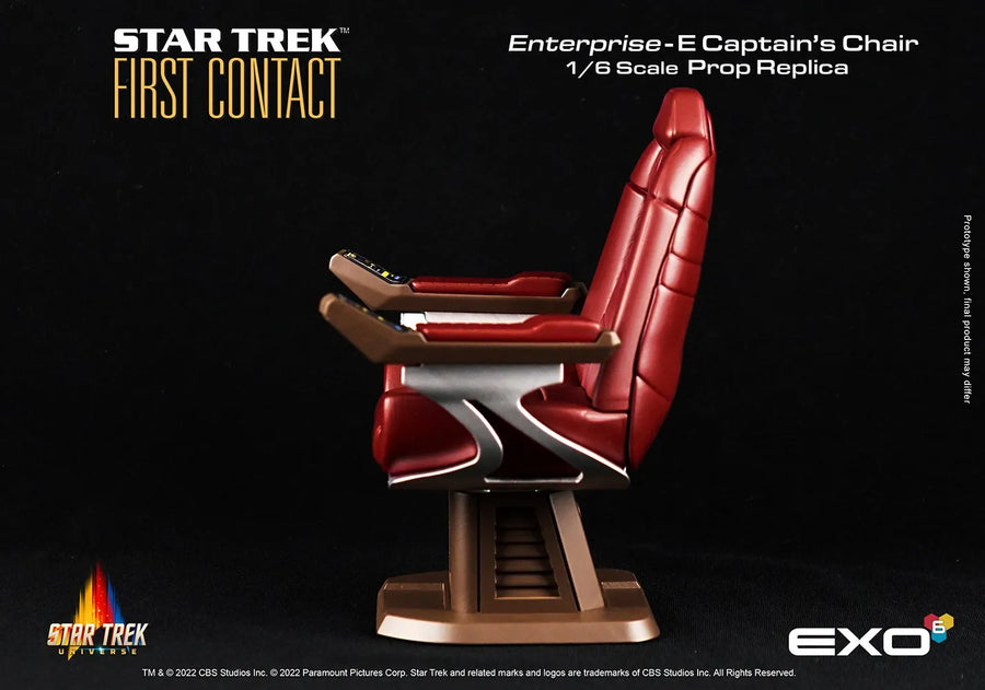 Star Trek: First Contact Enterprise-E Captain’s Chair – EXO-6 – ActionFigure Brasil