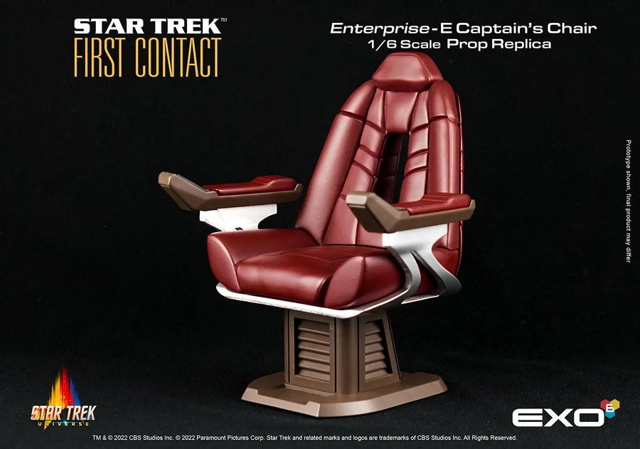 Star Trek: First Contact Enterprise-E Captain’s Chair – EXO-6 – ActionFigure Brasil