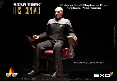 Star Trek: First Contact Enterprise-E Captain’s Chair – EXO-6 – ActionFigure Brasil — embalagem