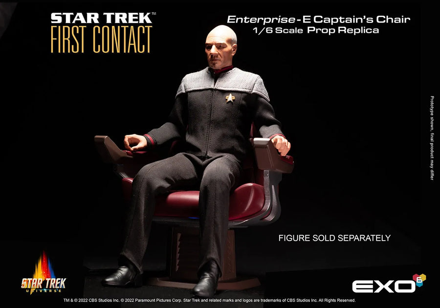 Star Trek: First Contact Enterprise-E Captain’s Chair – EXO-6 – ActionFigure Brasil