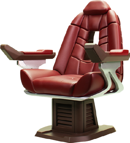 Star Trek: First Contact Enterprise-E Captain’s Chair – EXO-6 – ActionFigure Brasil
