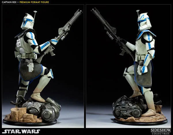 Star Wars 1/4 Scale Premium Figure - Captain Rexㅤ – Sideshow Collectibles – ActionFigure Brasil