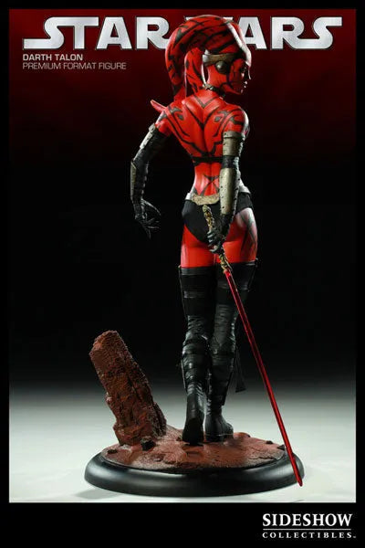 Star Wars - 1/4 Scale Premium Figure: Darth Talonㅤ – Sideshow Collectibles – ActionFigure Brasil — ângulo diferente