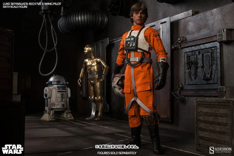 Star Wars 1/6 Heroes of Rebellion - Luke Skywalker (X-wing Pilot ver.)ㅤ – Sideshow Collectibles – ActionFigure Brasil