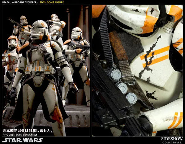 Star Wars 1/6 Scale Figure - Airborne Trooper (Militaries of Star Wars)ㅤ – Sideshow Collectibles – ActionFigure Brasil