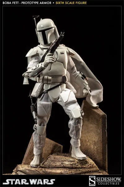 Star Wars 1/6 Scale Figure Boba Fett (Prototype Armor Ver.)ㅤ – Sideshow Collectibles – ActionFigure Brasil