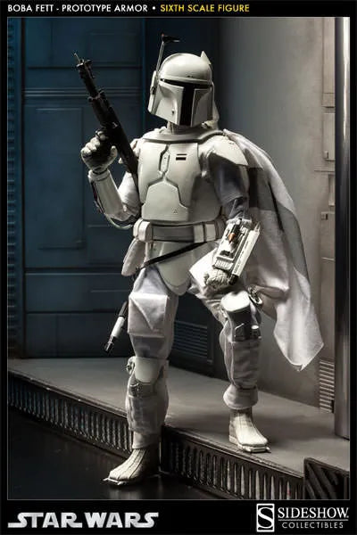 Star Wars 1/6 Scale Figure Boba Fett (Prototype Armor Ver.)ㅤ – Sideshow Collectibles – ActionFigure Brasil