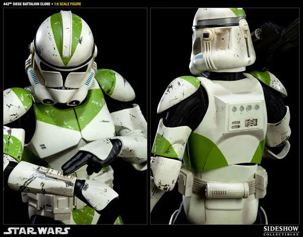 Star Wars 1/6 Scale Figure - Clone Trooper (442nd Siege Battalion) [Military of Star Wars]ㅤ – Gantaku – ActionFigure Brasil