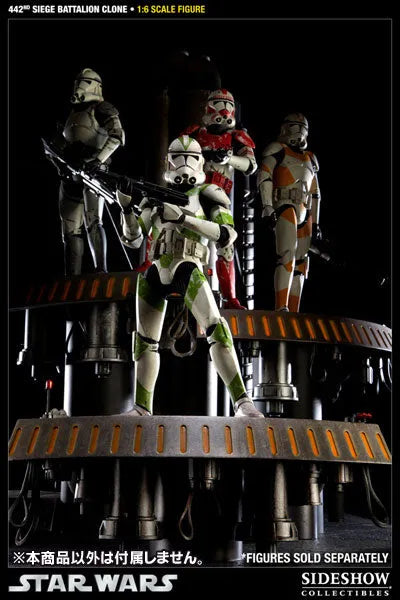 Star Wars 1/6 Scale Figure - Clone Trooper (442nd Siege Battalion) [Military of Star Wars]ㅤ – Puella Magi Madoka Magica – ActionFigureBrasil — ângulo diferente