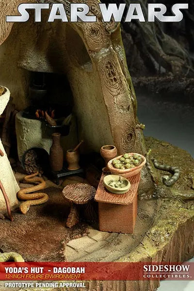 Star Wars 1/6 Scale Figure - Environments Of Star Wars Yoda's Dagobah Hutㅤ – Gantaku – ActionFigure Brasil