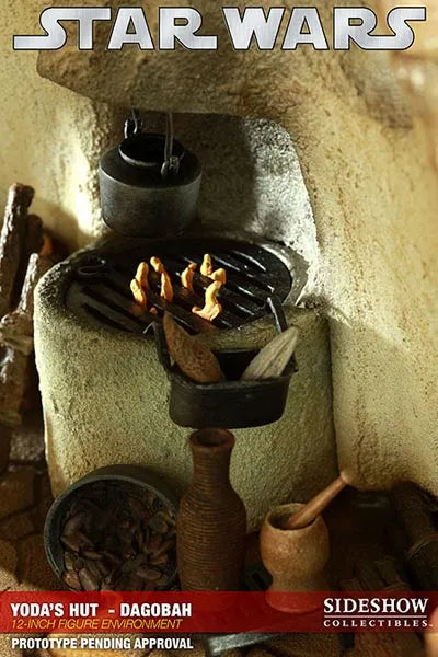 Star Wars 1/6 Scale Figure - Environments Of Star Wars Yoda's Dagobah Hutㅤ – Gantaku – ActionFigure Brasil