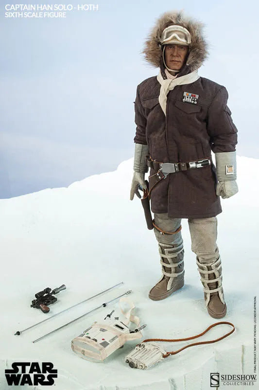 Star Wars 1/6 Scale Figure - Heroes of Rebellion: Han Solo (Hoth Version)ㅤ – Sideshow Collectibles – ActionFigure Brasil