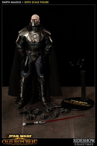 Star Wars 1/6 Scale Figure Lords of the Sith - Darth Malgusㅤ – Sideshow Collectibles – ActionFigure Brasil — embalagem