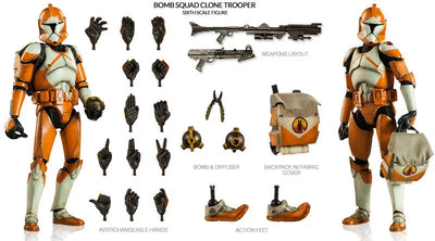 Star Wars 1/6 Scale Figure Militaries of Star Wars - Bomb Squad Trooperㅤ – Sideshow Collectibles – ActionFigureBrasil — close