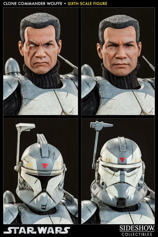 Star Wars 1/6 Scale Figure - Militaries Of Star Wars: Clone Commander Wolffeㅤ – Sideshow Collectibles – ActionFigure Brasil