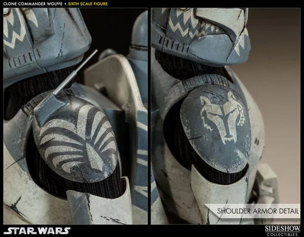Star Wars 1/6 Scale Figure - Militaries Of Star Wars: Clone Commander Wolffeㅤ – Sideshow Collectibles – ActionFigure Brasil