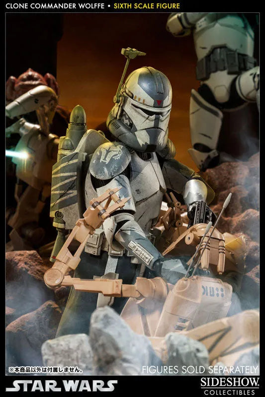 Star Wars 1/6 Scale Figure - Militaries Of Star Wars: Clone Commander Wolffeㅤ – Sideshow Collectibles – ActionFigure Brasil