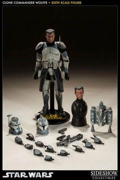 Star Wars 1/6 Scale Figure - Militaries Of Star Wars: Clone Commander Wolffeㅤ – Sideshow Collectibles – ActionFigureBrasil — detalhe do produto