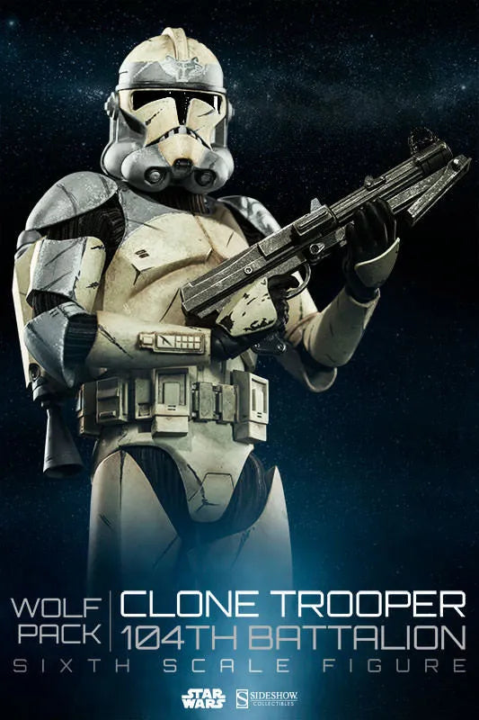 Star Wars 1/6 Scale Figure Militaries of Star Wars - Clone Trooper (104th Battalion ver.)ㅤ – Sideshow Collectibles – ActionFigure Brasil