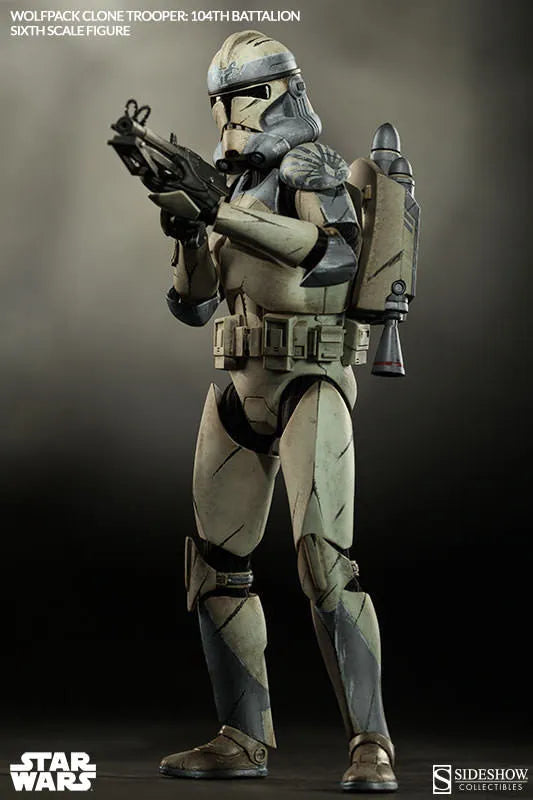 Star Wars 1/6 Scale Figure Militaries of Star Wars - Clone Trooper (104th Battalion ver.)ㅤ – Sideshow Collectibles – ActionFigure Brasil