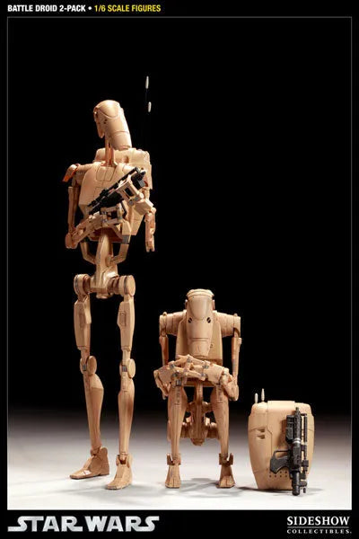 Star Wars 1/6 Scale Figure - Militaries Of Star Wars Infantry Battle Droid (Set Of 2)ㅤ – Sideshow Collectibles – ActionFigure Brasil