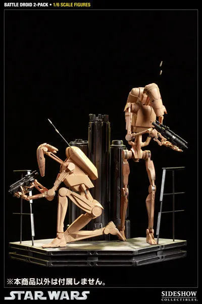 Star Wars 1/6 Scale Figure - Militaries Of Star Wars Infantry Battle Droid (Set Of 2)ㅤ – Sideshow Collectibles – ActionFigure Brasil